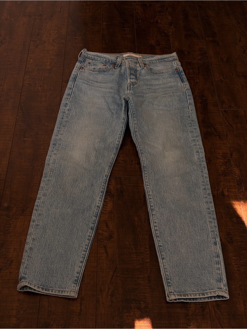 Levi's Light Blue Relaxed Straight Jeans ‘Wedgie’